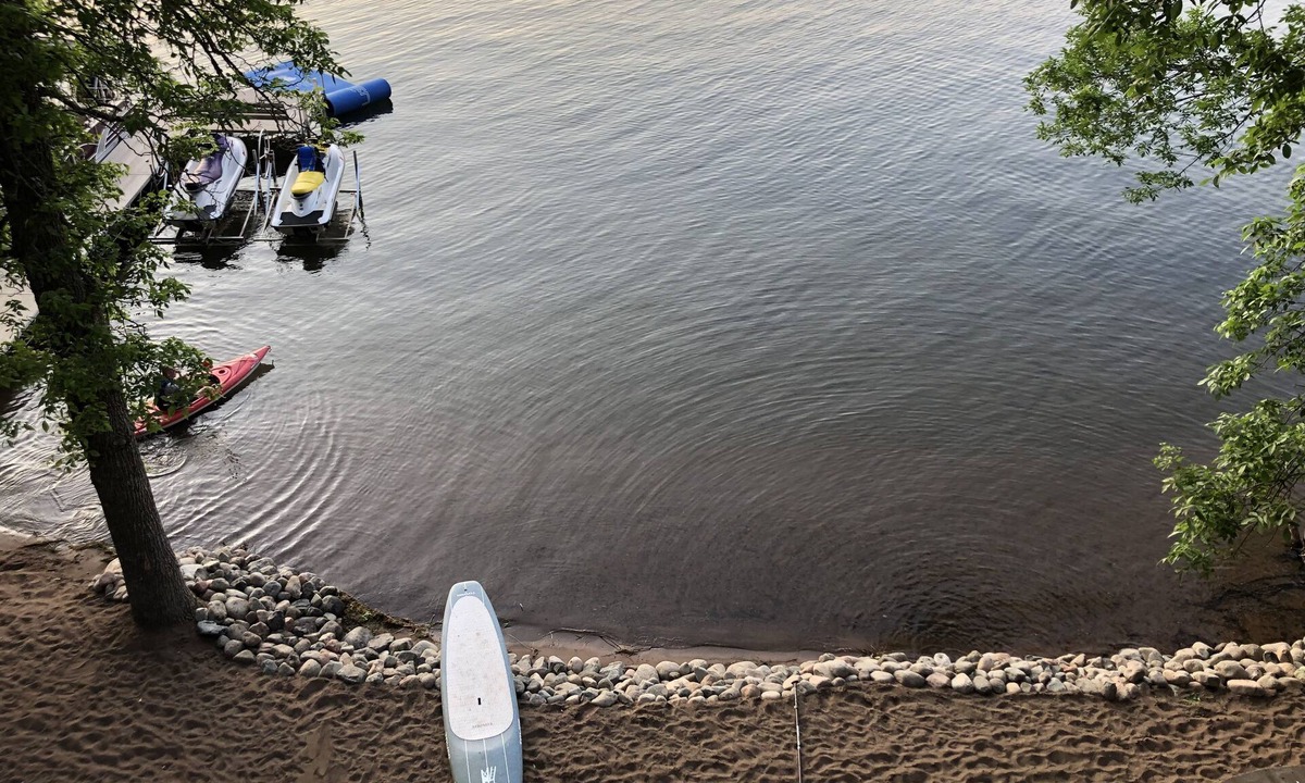 Sturgeon Lake House | 4br 2ba lake front escape, private beach and hot tub. Option for pontoon