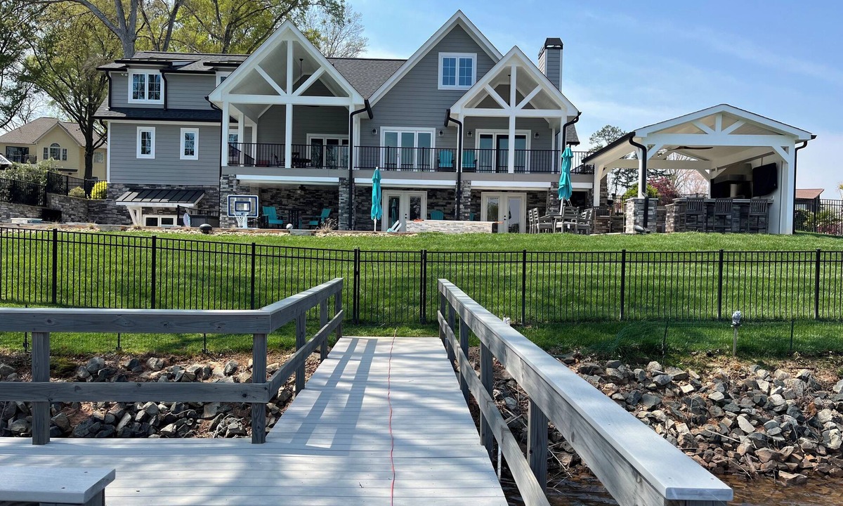 Cornelius House | Cornelius Lakefront, private pool, spa, game room and outdoor kitchen.