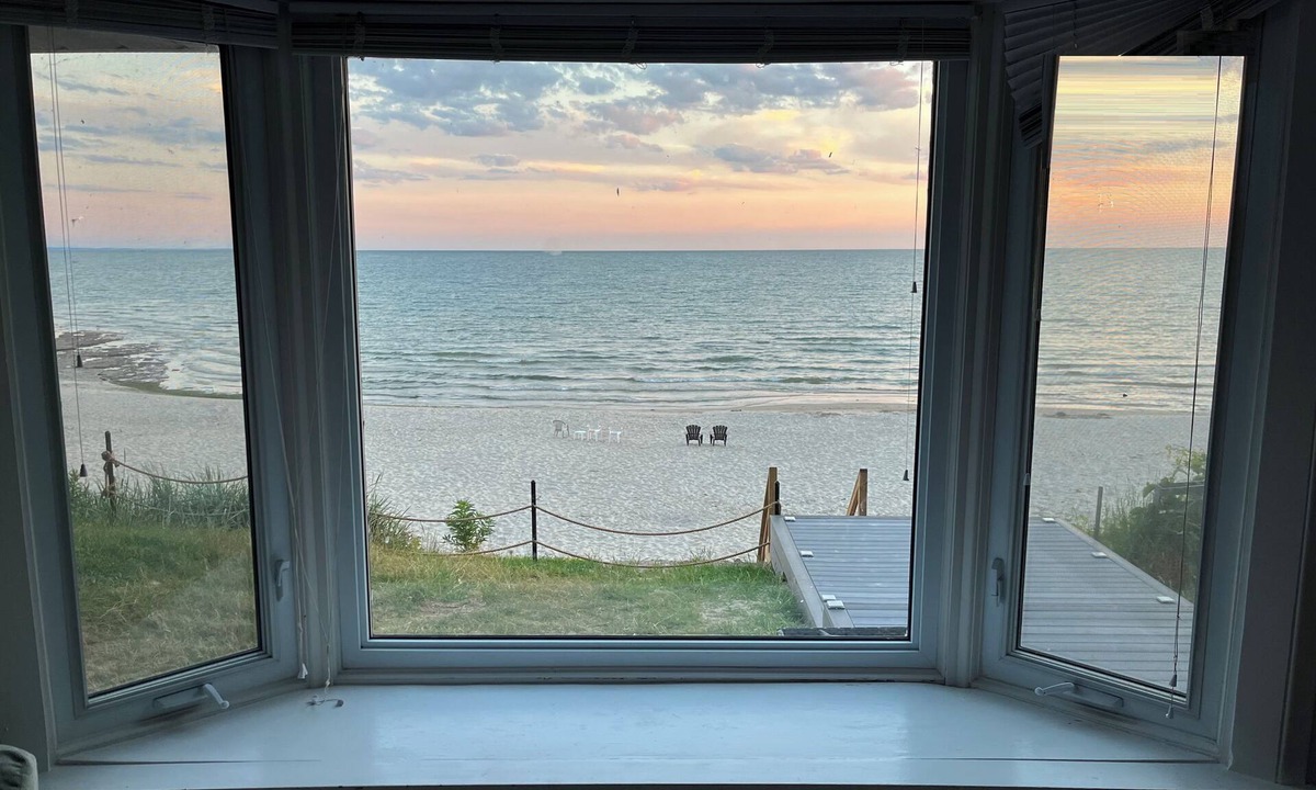 Wainfleet House | Direct beachfront home with stairs to private beach!