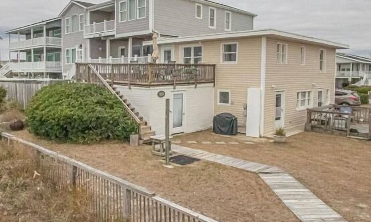 Holden Beach House | Experience oceanfront bliss at The Captain's Quarters, Holden Beach!
