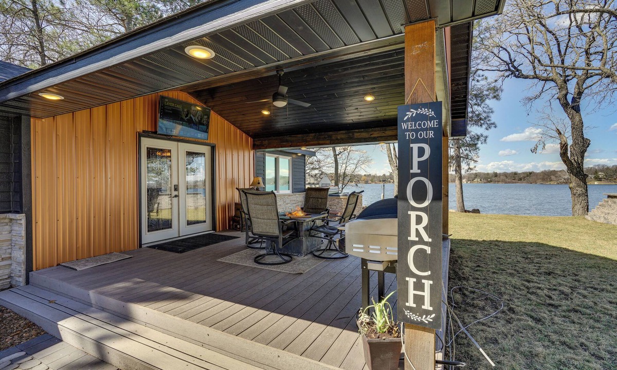 Zimmerman Cabin | Fire Pit + Dock: Lakefront Cabin in Zimmerman!