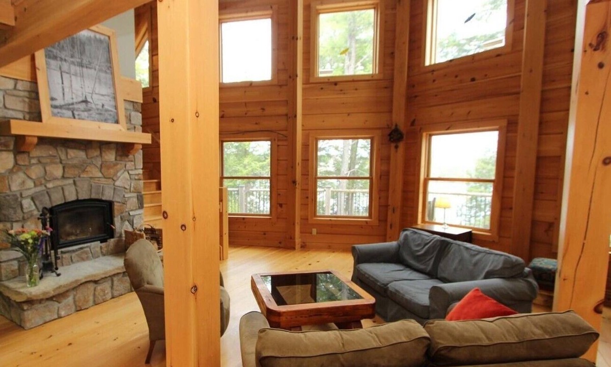 Marmora and Lake Cottage | Firefly Lodge - remote BOAT-ACCESS waterfront log home