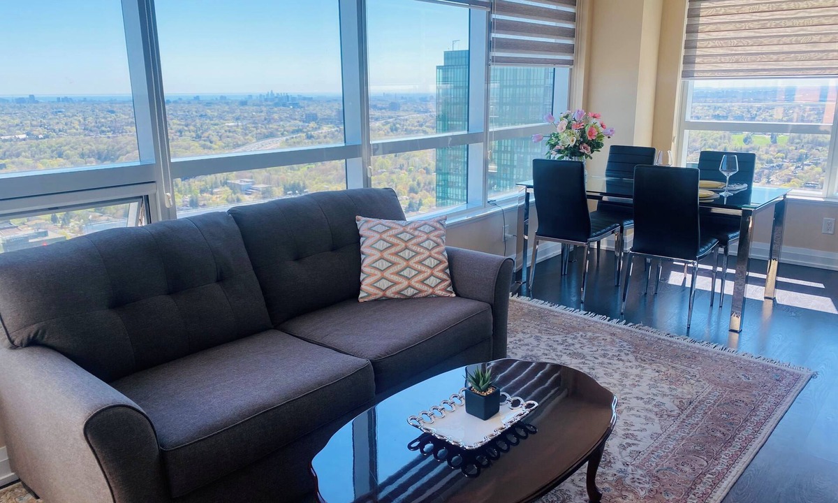 North York Condo | Furnished business apartment with view & amenities - monthly rental only