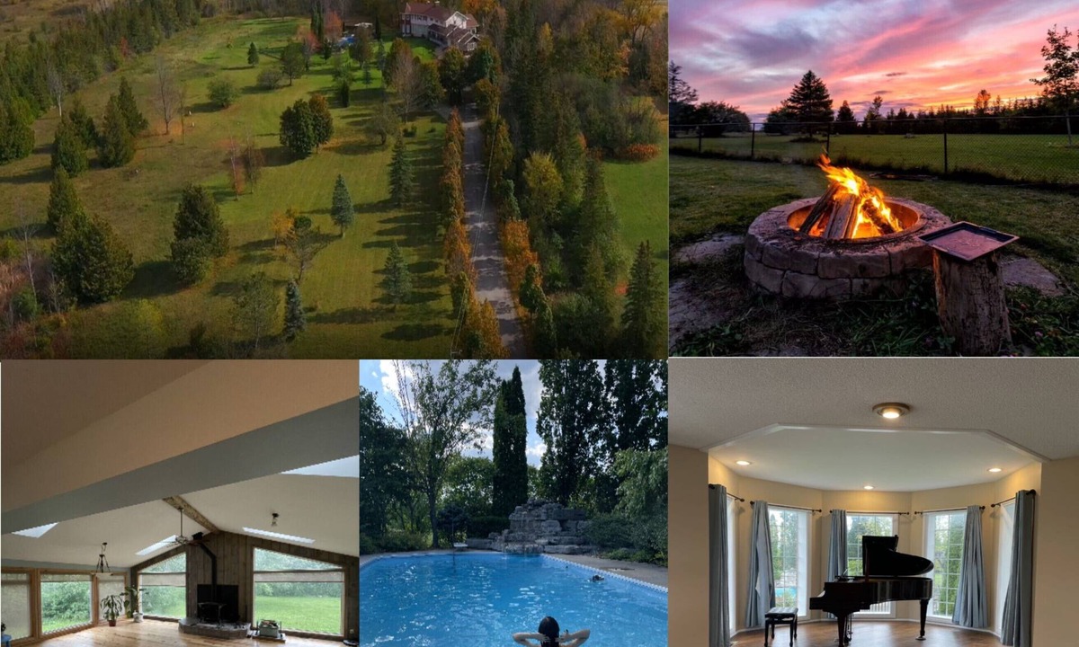 Lindsay Cottage | Luxury Tranquil Cottage on 10-Acre Land Close to Conversation Area and Lakes