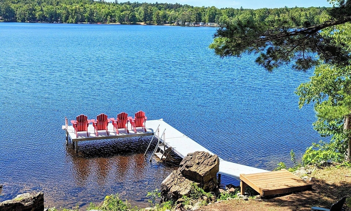 Marmora Cottage | Modern cottage, waterfront, western facing, beautiful sunsets Crowe Lake