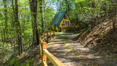 Murphy House | Whimsical A-Frame Secluded Feel, Close to Town