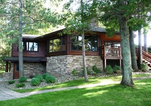 Crosslake MN Lake Home, Sunsets, Sand Beach, Walk to Town Square