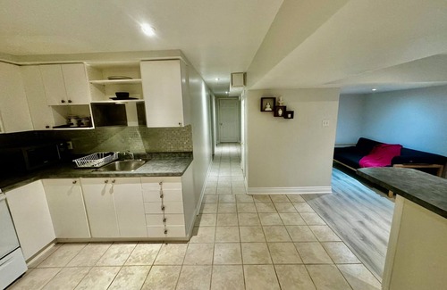 East Credit Apartment | Cozy Morden Basement Suite apartment in Heart of Mississauga.