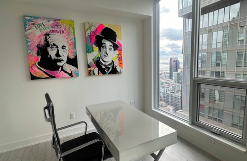 Toronto Entertainment District Condo | Executive Furnished 2 Bedrooms and an Office NOBU Condo