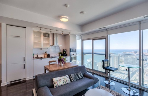 Toronto Entertainment District Condo | GLOBALSTAY. Panoramic Condo Lake View Downtown