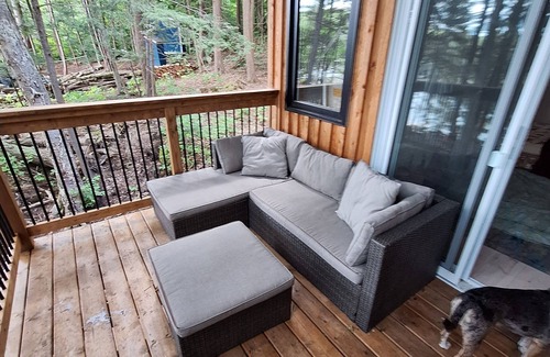 Wollaston Cabin | Off Grid Getaway. Water Access only! Luxury in the woods.