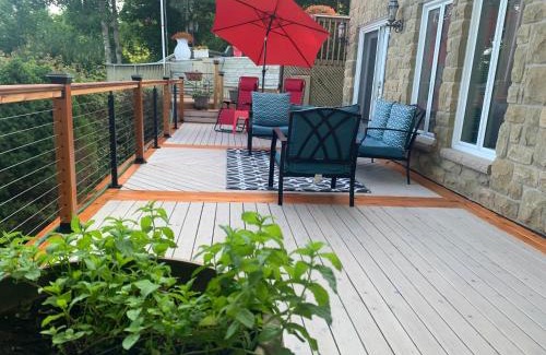 Rideau Lakes House | Q Estate Guest Suite heated indoor pool