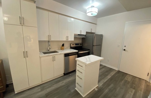 Toronto Entertainment District Condo | Rosemont Residences - furnished Bachelor Suite, Full Kitchen, Washer & Dryer