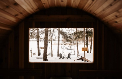 Crosslake Cabin | 2 Bedroom Lakefront Cabin on Crosslake w/New Barrel Sauna