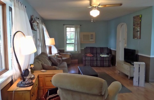 Elk Lake House | 2 Lakes! Pontoon available and Dogs welcome. 335' Lakeshore By Alexandria
