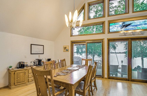 Dent House | 24 Mi to Skiing: Lakefront 'West McDonald A-Frame'