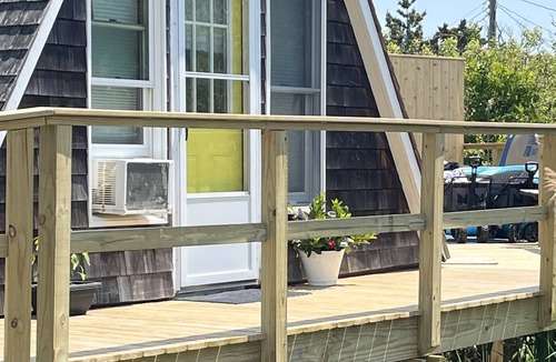 Bayberry Dunes House | 4 bdrm on large private beach. AC. Bayfront. Great view and gorgeous new deck!