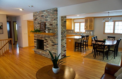 Fridley House | 5 bdrm house w/HOT TUB across from Moore Lake Park