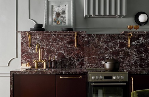 Stratford Hotel | A spacious two bedroom suite filled with bold wallpaper & sophisticated charm