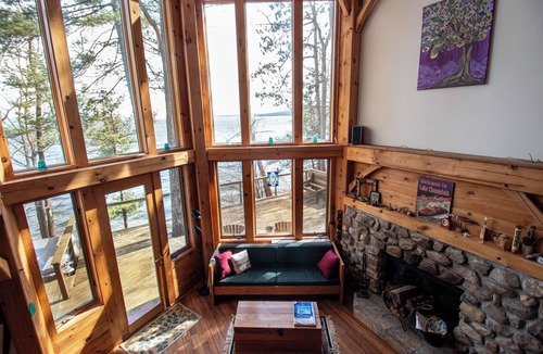Town of Chesterfield House | Architects Dream Home Overlooking Picturesque Lake Champlain
