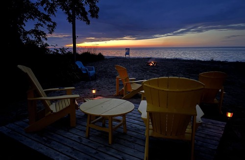 Kettle Point 44 House | Beachfront and waterfront home for a relaxing getaway for couples or families.