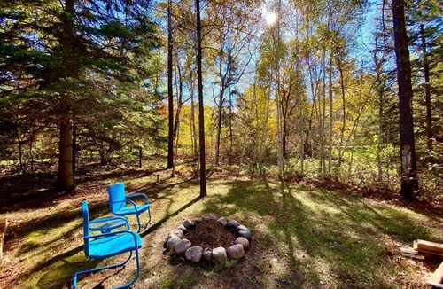 Backus Cabin | Beautiful log cabin on a private wooded lot