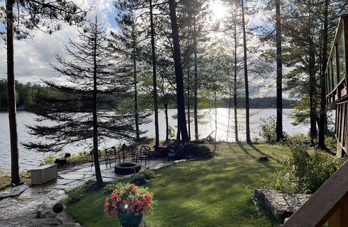 North Kawartha Cottage | Beautiful south facing lakefront cottage with sauna & hot tub on Big Cedar Lake!