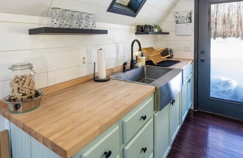 Brook Park House | Brook Park-A Frame-fireplace-modern-dog friendly