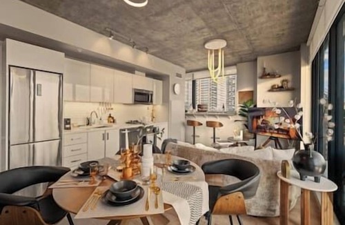 Connaught Apartment | Calgary Tower View |King Bed | 2BR |AC | Pool |Gym