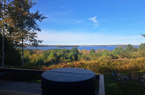 Hamilton Township Cabin | Charming 2-bedroom cabin in enchanting Gores Landing with WiFi, AC, hot tub/pool