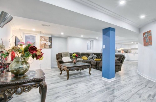 Durham Region House | Chic and modern basement with 2nLuxury Modern bedrooms with Separate Entrance