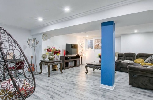 Durham Region House | Chic and modern basement with 2nLuxury Modern bedrooms with Separate Entrance