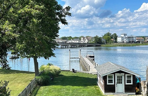Long Branch House | Coastal Waterfront Escape w/Boat Dock + Beach