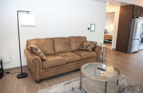 Historic Southwest Apartment | Contemporary Apartment with Balcony - Steps from Mayo Clinic, Free Parking!