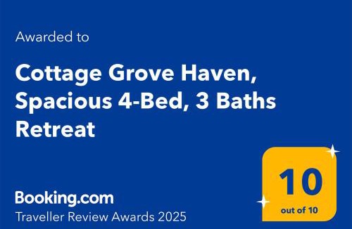 Cottage Grove House | Cottage Grove Haven, Spacious 4-Bed, 3 Baths Retreat