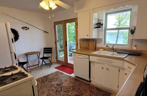 Sturgeon Lake House | Cozy lake cabin with the best view on the lake! Pet friendly!
