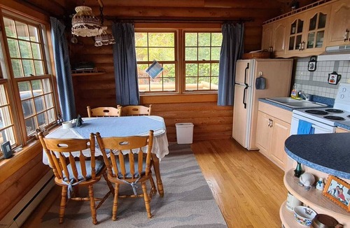 West Bay House | Cozy log cabin with fantastic views and 2 bathrooms