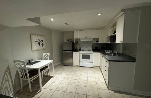 East Credit Apartment | Cozy Morden Basement Suite apartment in Heart of Mississauga.