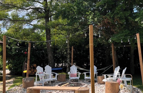 Sauble Beach Cottage | Cozy private beach house with fire pit and hot tub in the heart of Sauble Beach.