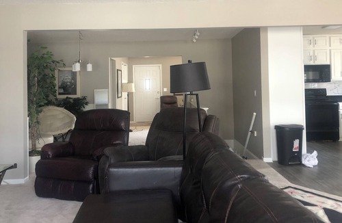Richfield House | Cozy spacious home with fireplace privacy deck next mall America