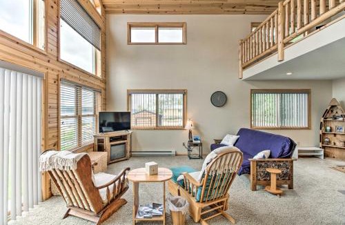 Motley House | Dock and Fire Pit Shamineau Lake Retreat!