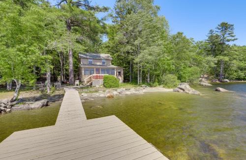 Dedham House | Dock, Beach, Views: Rustic Green Lake Cottage