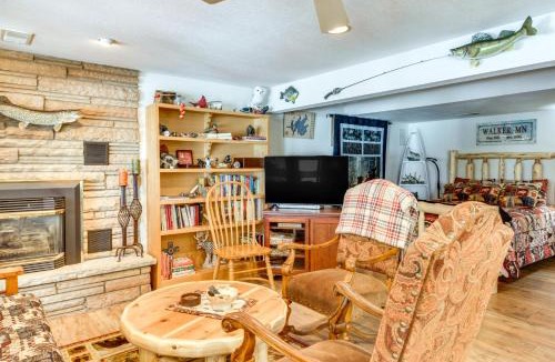 Walker House | Dock, Deck and Fire Pit Lakefront Home in Walker!