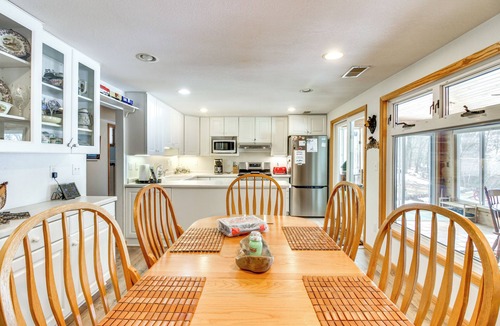 Walker House | Dock, Deck & Fire Pit: Lakefront Home in Walker!