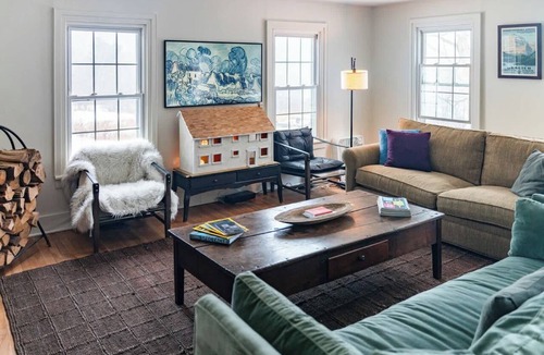 West Kill House | Echo Notch Farm, Hillside Views & Fireplace