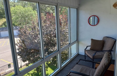 Detroit Lakes Condo | Edgewater Condo, central location, beach,n dock, indoor & outdoor pools, sauna.