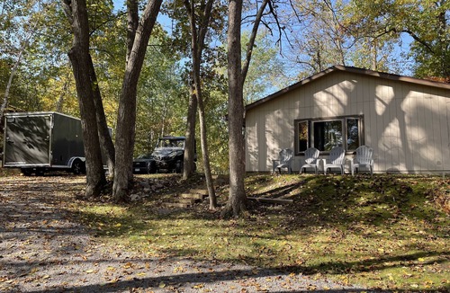 Emily Cabin | Emily Channel Cabin on the water with ATV trail access from your doorstep!