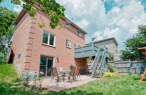 Orangeville House | Entire place, Ground level walkout Basement with Huge backyard