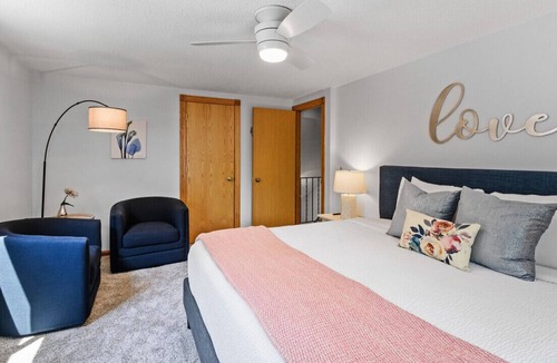 Maple Grove House | Escape to Quiet Garden Retreat in Maple Grove - 5BR, Sauna, Fitness Room & More!