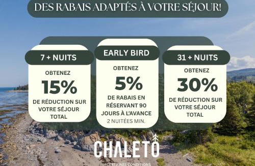 Saint-Felix-d'Otis Ski Chalet | Evasion & Nature Entre Deux Eaux Lac Otis